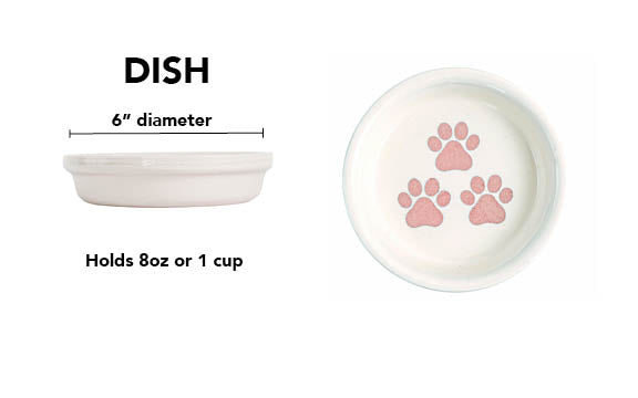 Pawsome Collection Alternate - Dish / Pink