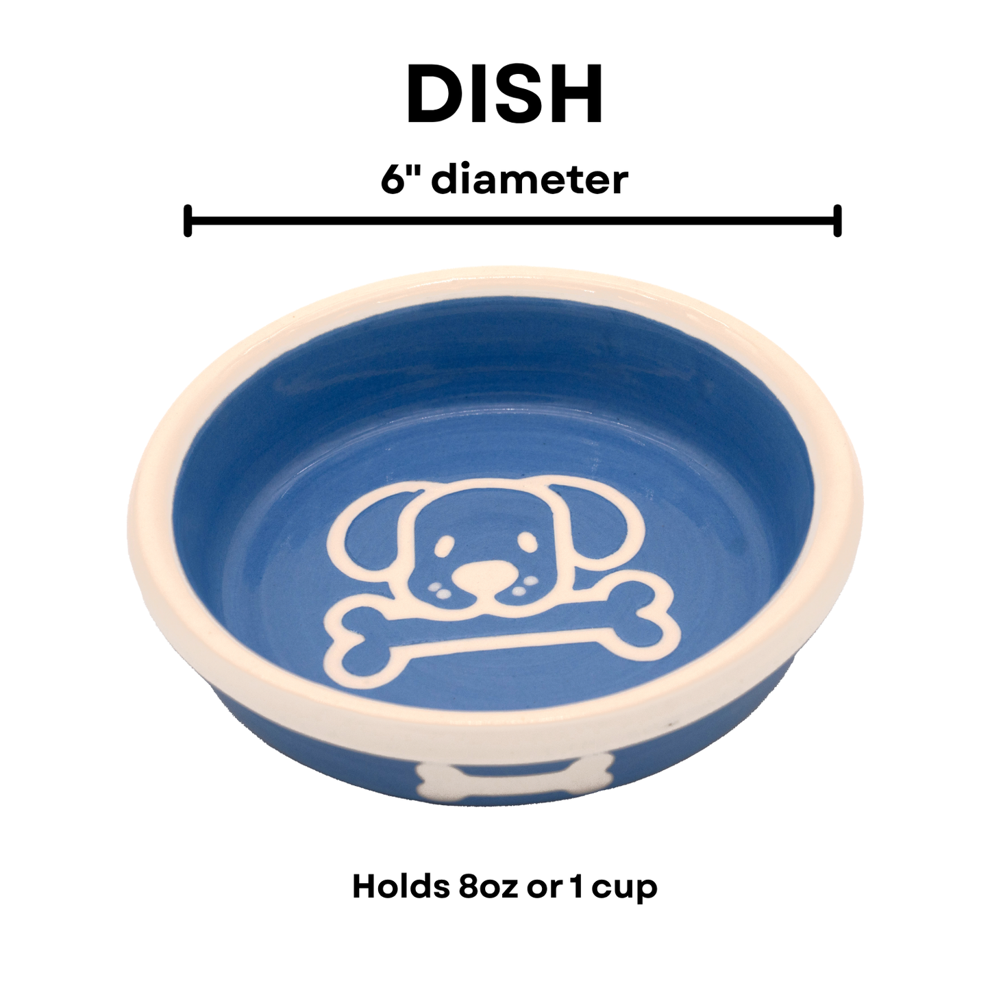 Bow Wow Collection - Dish / Blue