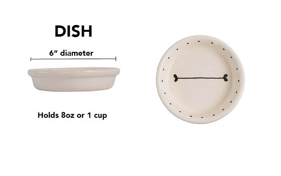 Boneyard Collection - Dish / Black & White