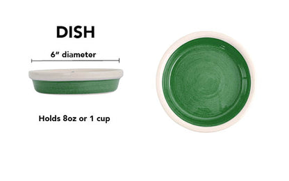 Pawfect Bowl Collection - Handmade Ceramic Pet Bowl with Solid Color