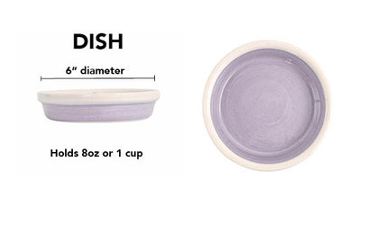 Pawfect Bowl Collection - Handmade Ceramic Pet Bowl with Solid Color