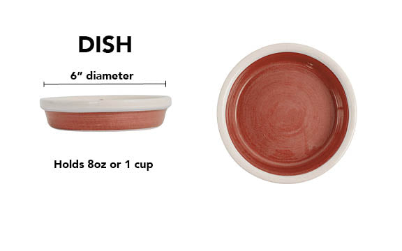 Pawfect Bowl Collection - Handmade Ceramic Pet Bowl with Solid Color