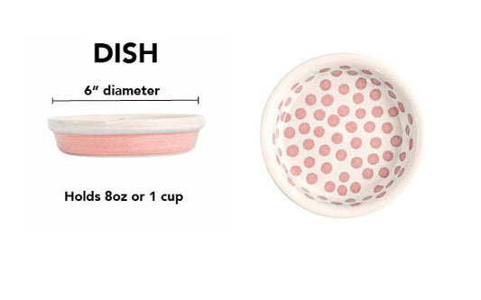 Happy Spots Collection - Dish / Pink