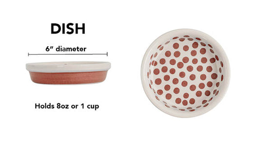 Happy Spots Collection - Dish / Terracotta