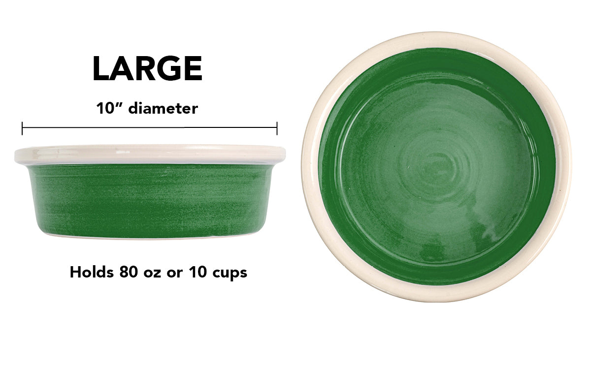 Pawfect Bowl Collection - Handmade Ceramic Pet Bowl with Solid Color