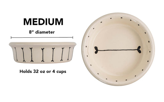 Boneyard Collection - Medium / Black & White