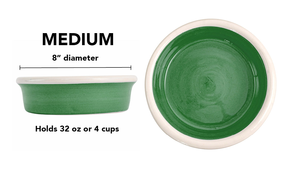 Pawfect Bowl Collection - Handmade Ceramic Pet Bowl with Solid Color