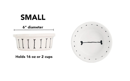 Boneyard Collection - Small / Black & White